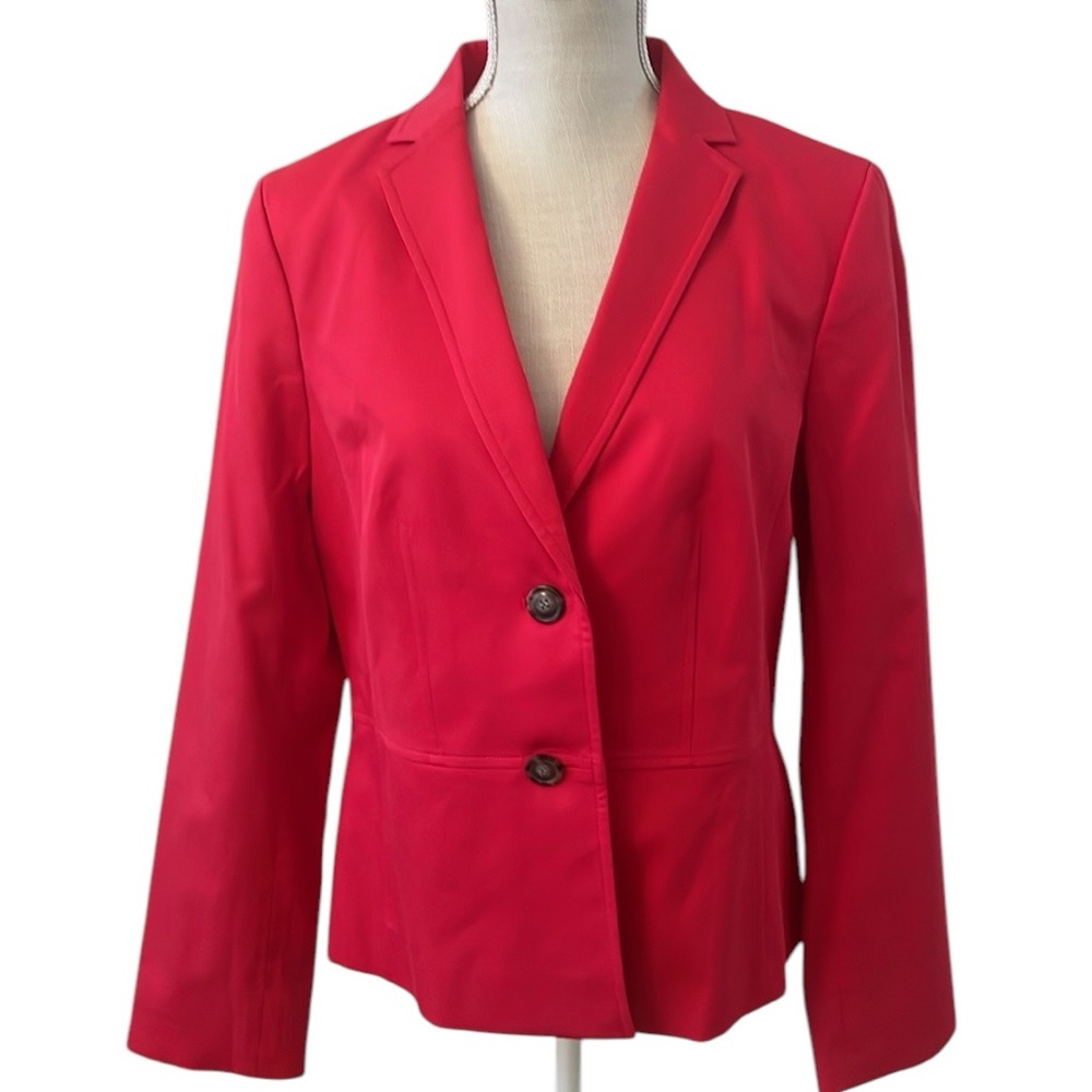 Talbots Vibrant Red Suit Jacket